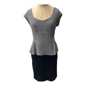 9-HI5 Stcl Stretch Blue/White Checkered Dress / SZ: S